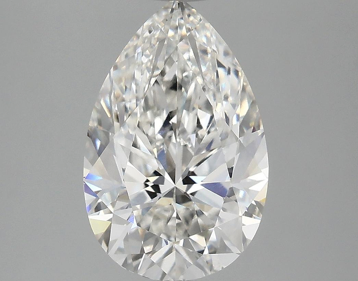 3.02 Carat Pear Shaped Ideal Cut VVS2 IGI Certified Lab Grown Diamond