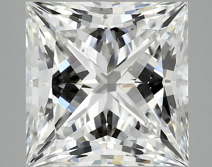 4.1 Carat Princess Shaped Ideal Cut VVS2 IGI Certified Lab Grown Diamond