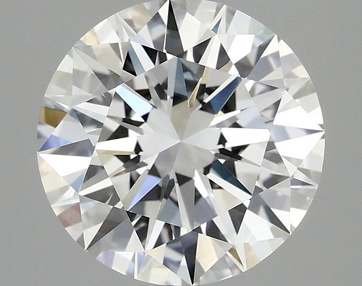 3.08 Carat Round Shaped Ideal Cut VVS2 IGI Certified Lab Grown Diamond