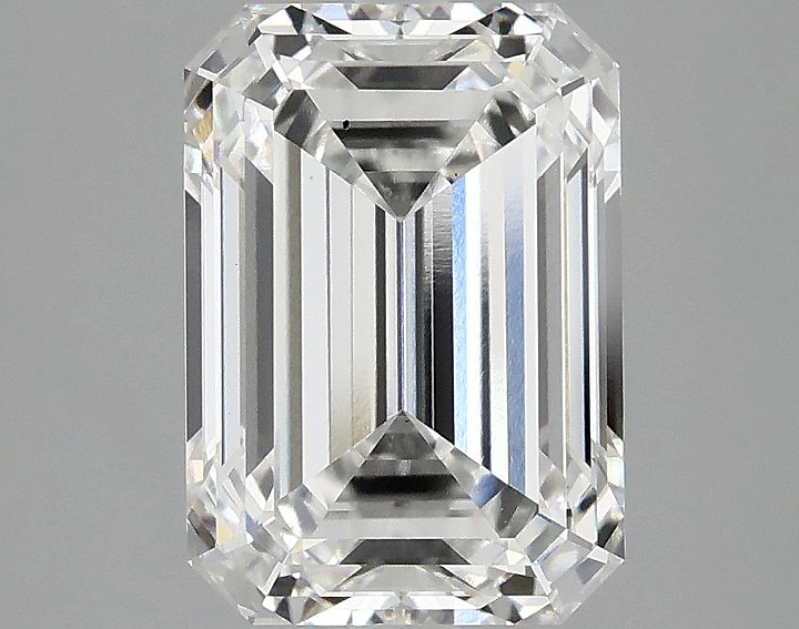3.09 Carat Emerald Shaped Ideal Cut VS2 IGI Certified Lab Grown Diamond