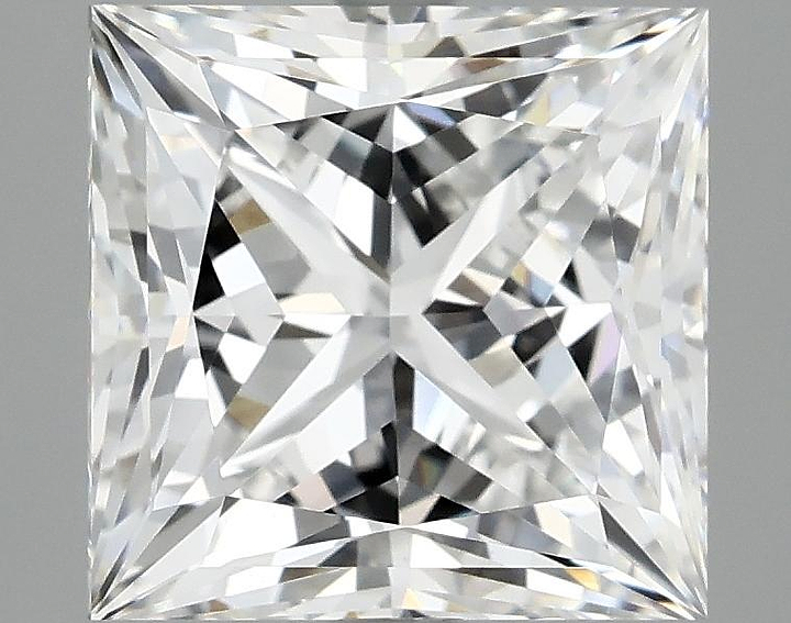 4.16 Carat Princess Shaped Ideal Cut VS1 IGI Certified Lab Grown Diamond