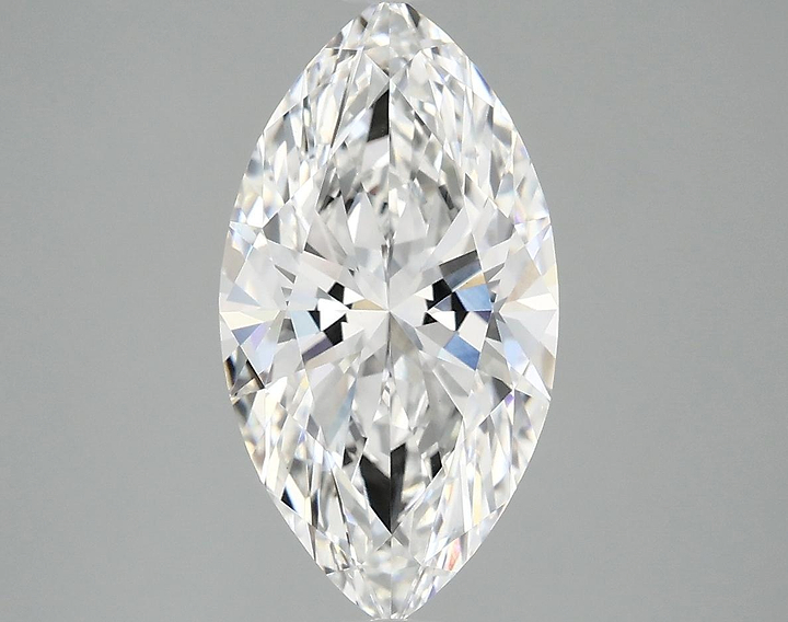 3.02 Carat Marquise Shaped Excellent Cut VVS2 IGI Certified Lab Grown Diamond