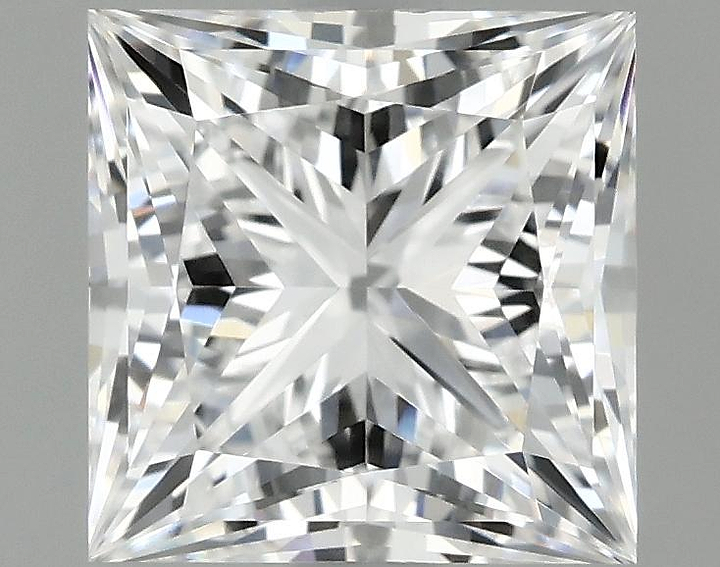 1.58 Carat Princess Shaped Ideal Cut VVS2 IGI Certified Lab Grown Diamond