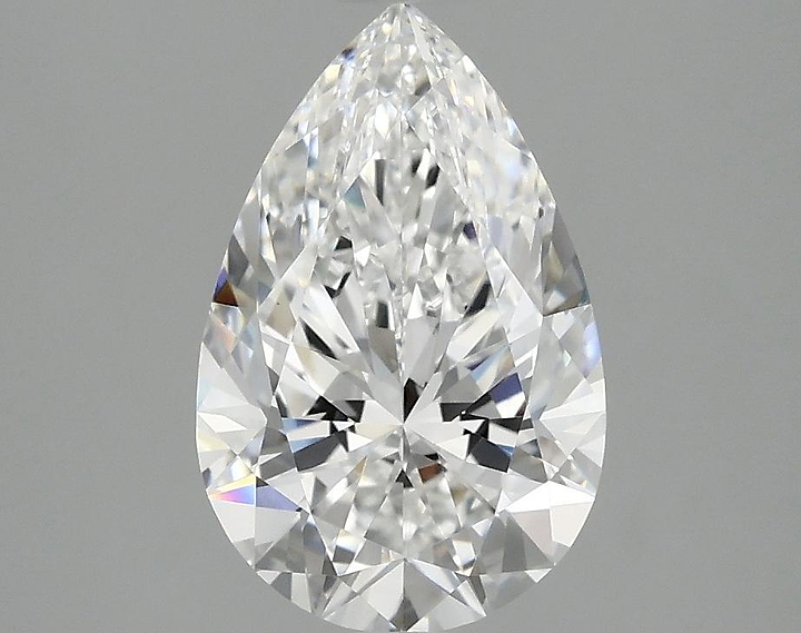 2.07 Carat Pear Shaped Ideal Cut VS1 IGI Certified Lab Grown Diamond