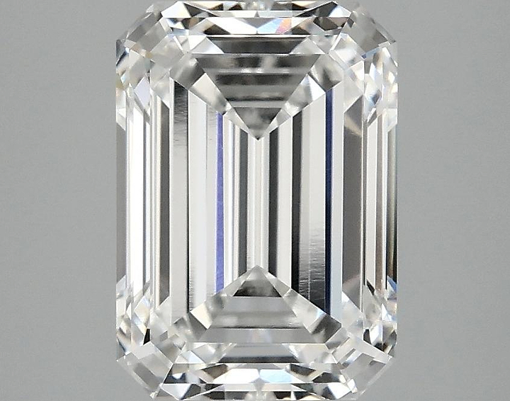 3.08 Carat Emerald Shaped Ideal Cut VVS2 IGI Certified Lab Grown Diamond