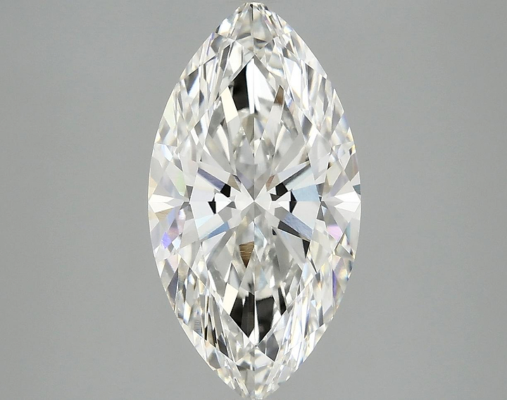 3.08 Carat Marquise Shaped Ideal Cut VVS2 IGI Certified Lab Grown Diamond