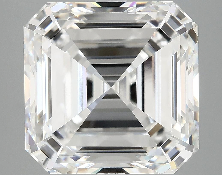10.09 Carat Asscher Shaped Ideal Cut VVS2 IGI Certified Lab Grown Diamond
