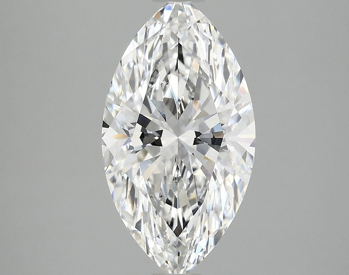 3.06 Carat Marquise Shaped Excellent Cut VVS2 IGI Certified Lab Grown Diamond
