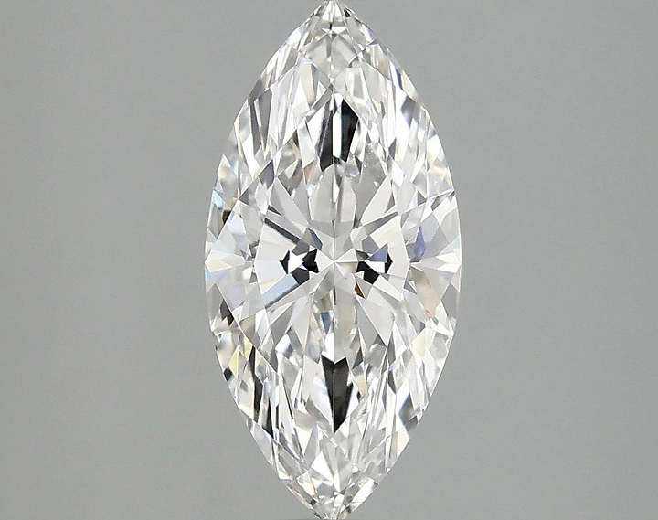 1.53 Carat Marquise Shaped Excellent Cut VVS2 IGI Certified Lab Grown Diamond