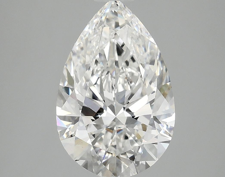 3.09 Carat Pear Shaped Excellent Cut VS1 IGI Certified Lab Grown Diamond
