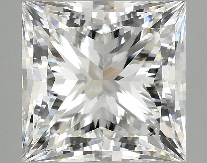 3.98 Carat Princess Shaped Ideal Cut VVS2 IGI Certified Lab Grown Diamond