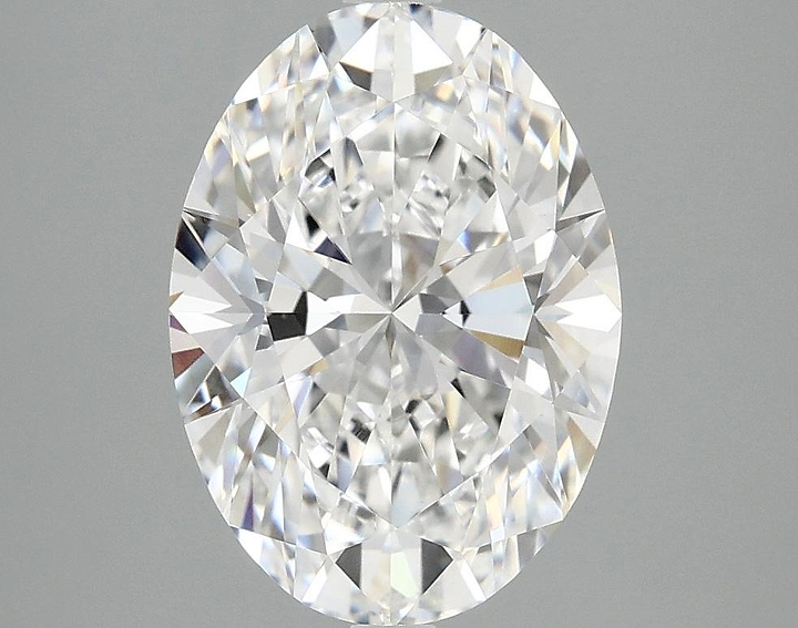 3.08 Carat Oval Shaped Ideal Cut VVS2 IGI Certified Lab Grown Diamond