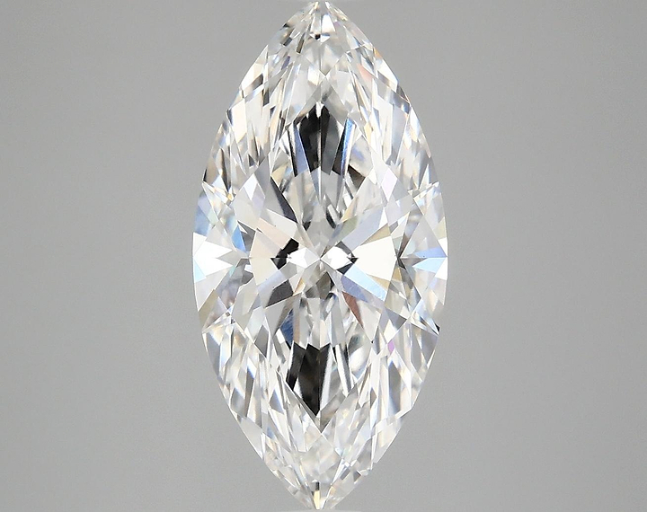 3.01 Carat Marquise Shaped Ideal Cut VVS2 IGI Certified Lab Grown Diamond