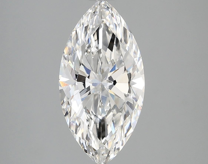 2.12 Carat Marquise Shaped Ideal Cut VVS2 IGI Certified Lab Grown Diamond