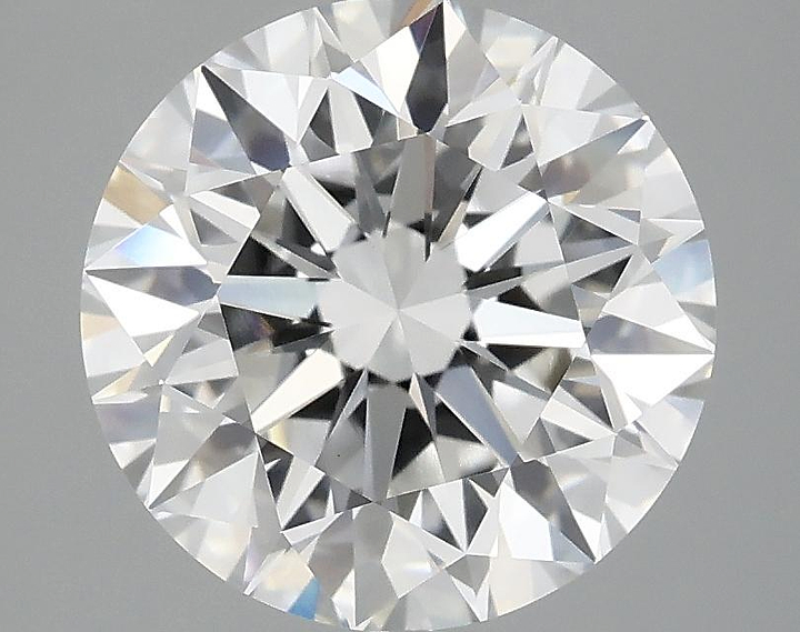 3.08 Carat Round Shaped Excellent Cut VVS2 IGI Certified Lab Grown Diamond