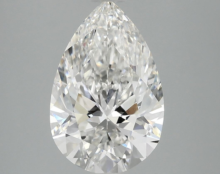 3.08 Carat Pear Shaped Excellent Cut VS1 IGI Certified Lab Grown Diamond