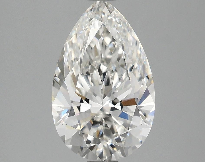 2.09 Carat Pear Shaped Ideal Cut VVS2 IGI Certified Lab Grown Diamond