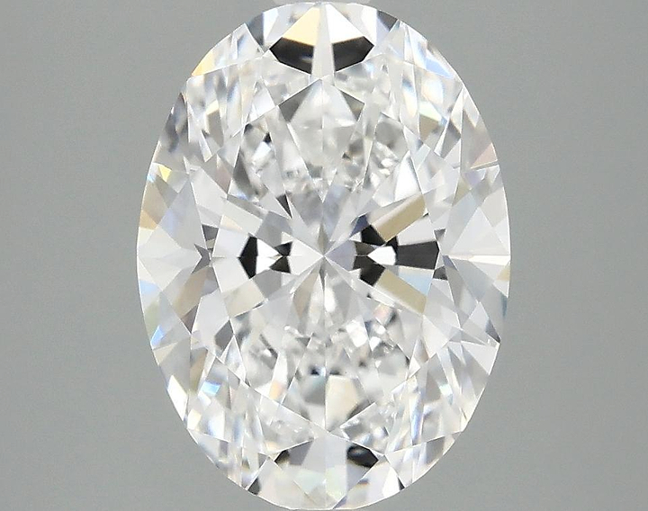 3.08 Carat Oval Shaped Ideal Cut VVS2 IGI Certified Lab Grown Diamond