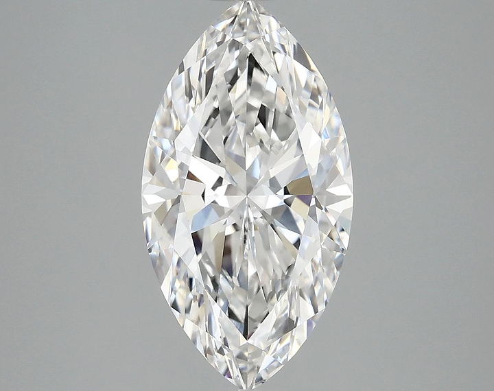 3.03 Carat Marquise Shaped Excellent Cut VVS2 IGI Certified Lab Grown Diamond