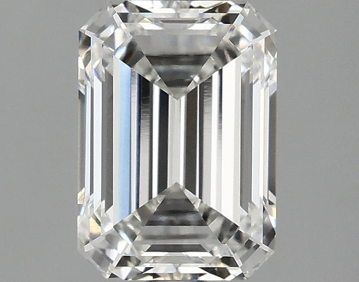2.1 Carat Emerald Shaped Ideal Cut VVS2 IGI Certified Lab Grown Diamond