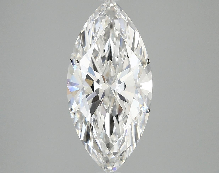 2.54 Carat Marquise Shaped Excellent Cut VVS2 IGI Certified Lab Grown Diamond