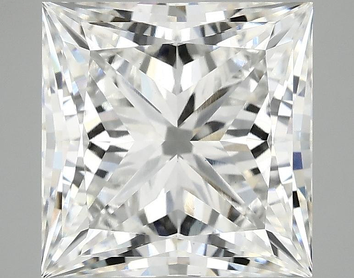 3.89 Carat Princess Shaped Ideal Cut VS1 IGI Certified Lab Grown Diamond