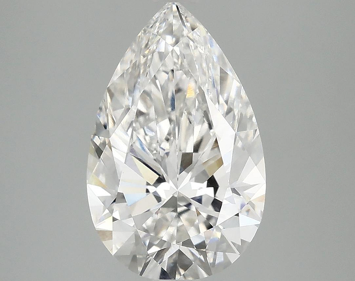 3.09 Carat Pear Shaped Ideal Cut VS1 IGI Certified Lab Grown Diamond