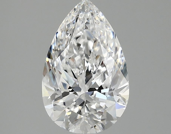 1.98 Carat Pear Shaped Ideal Cut VVS2 IGI Certified Lab Grown Diamond