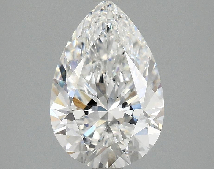 2.1 Carat Pear Shaped Excellent Cut VVS2 IGI Certified Lab Grown Diamond