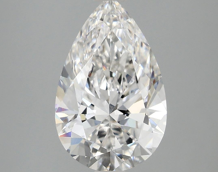 3.03 Carat Pear Shaped Ideal Cut VVS2 IGI Certified Lab Grown Diamond