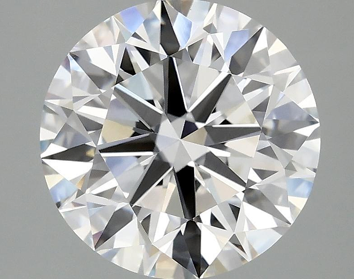 3.09 Carat Round Shaped Excellent Cut VVS2 IGI Certified Lab Grown Diamond