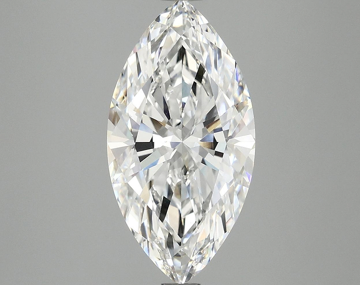 3.07 Carat Marquise Shaped Ideal Cut VVS2 IGI Certified Lab Grown Diamond