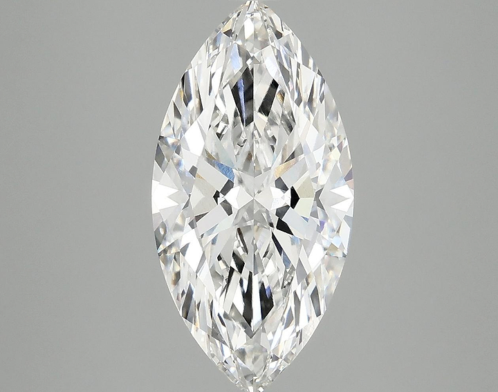 3.09 Carat Marquise Shaped Ideal Cut VVS2 IGI Certified Lab Grown Diamond