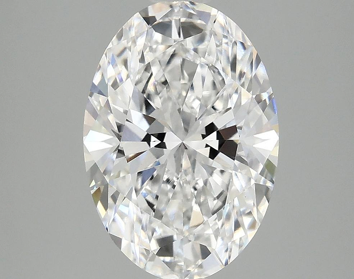 3.08 Carat Oval Shaped Ideal Cut VVS2 IGI Certified Lab Grown Diamond