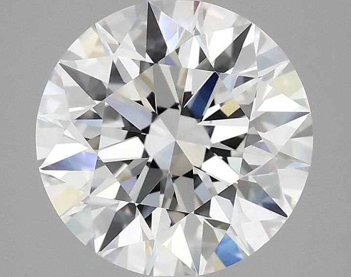 3.04 Carat Round Shaped Excellent Cut VVS2 IGI Certified Lab Grown Diamond