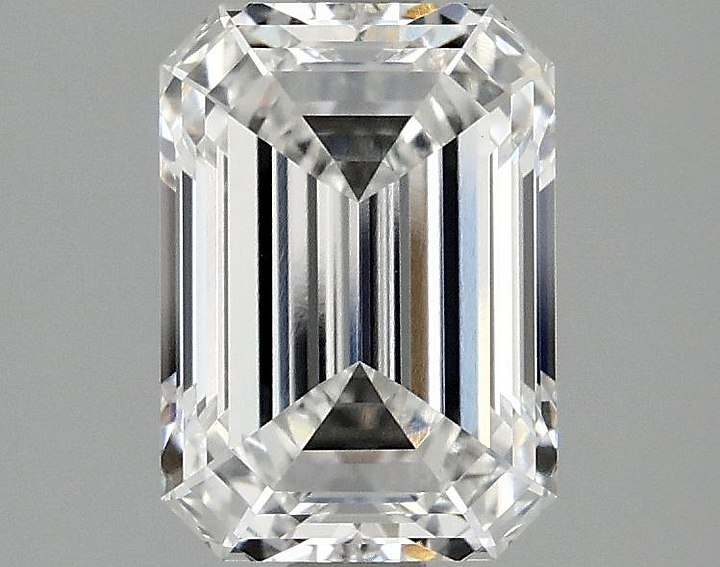 2.1 Carat Emerald Shaped Ideal Cut VVS2 IGI Certified Lab Grown Diamond
