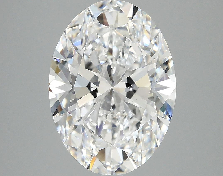 4.05 Carat Oval Shaped Ideal Cut VVS2 IGI Certified Lab Grown Diamond