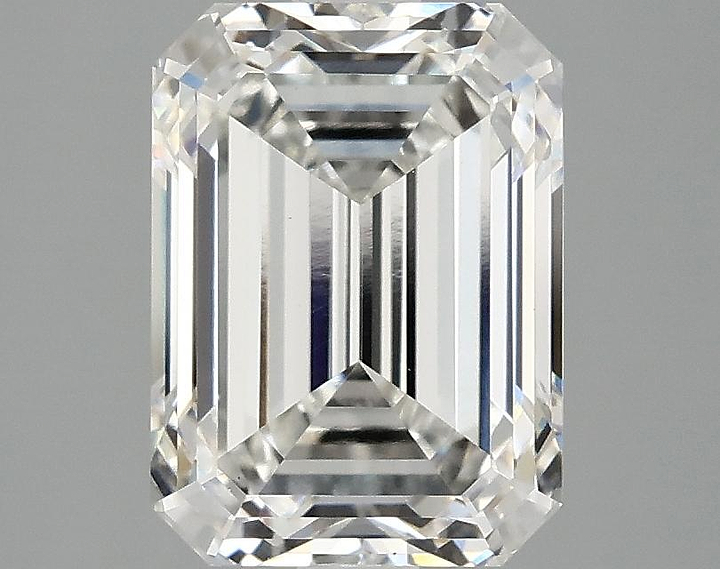 3.02 Carat Emerald Shaped Excellent Cut VS1 IGI Certified Lab Grown Diamond