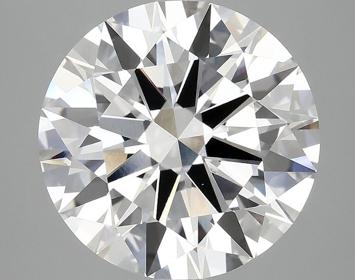 5.09 Carat Round Shaped Ideal Cut VVS2 IGI Certified Lab Grown Diamond