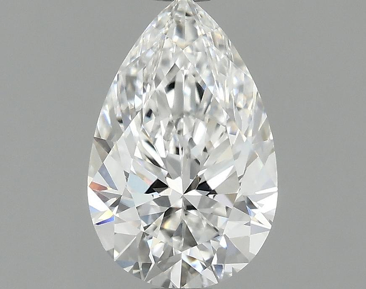 1.08 Carat Pear Shaped Ideal Cut VVS2 IGI Certified Lab Grown Diamond