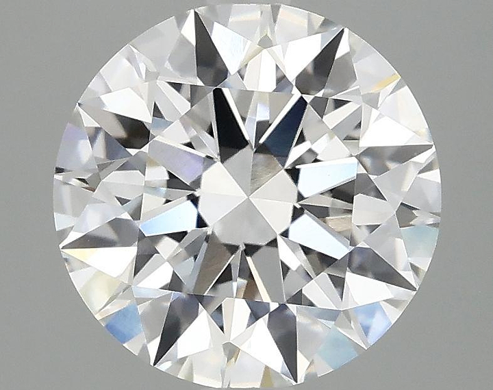 2.88 Carat Round Shaped Ideal Cut VVS2 IGI Certified Lab Grown Diamond