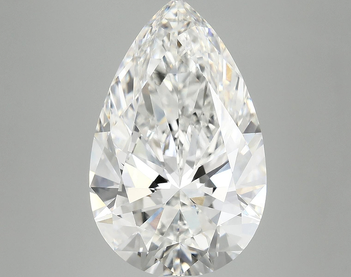 8.19 Carat Pear Shaped Ideal Cut VVS2 IGI Certified Lab Grown Diamond