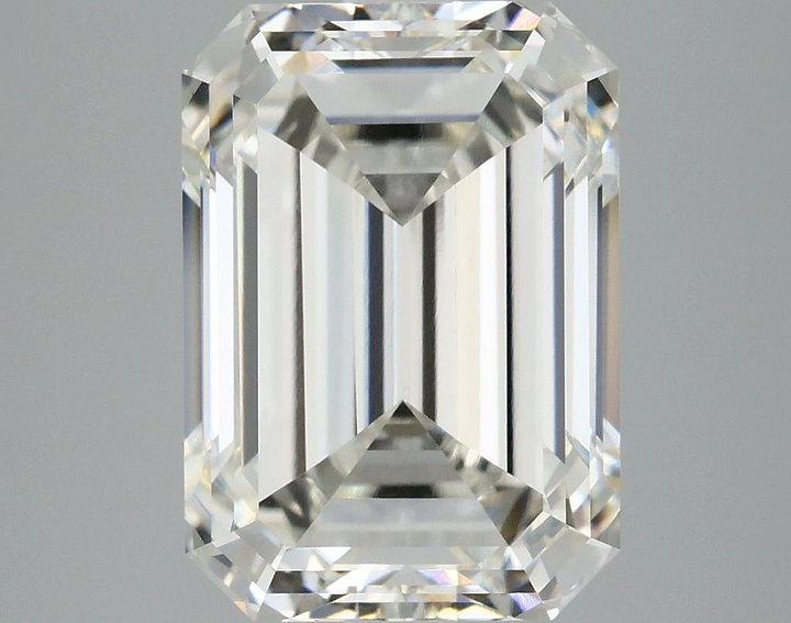 4.96 Carat Emerald Shaped Ideal Cut VVS2 IGI Certified Lab Grown Diamond