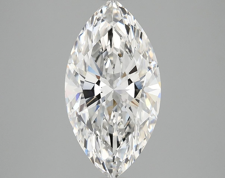 3.04 Carat Marquise Shaped Excellent Cut VS1 IGI Certified Lab Grown Diamond