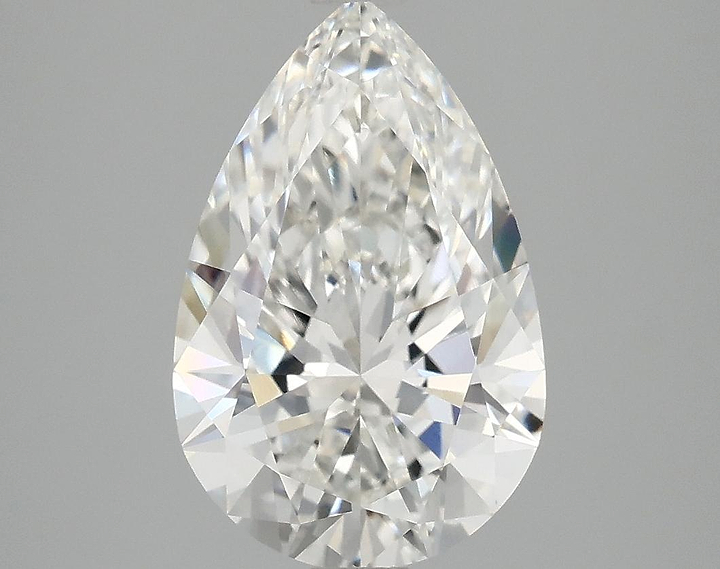 2.99 Carat Pear Shaped Ideal Cut VVS2 IGI Certified Lab Grown Diamond