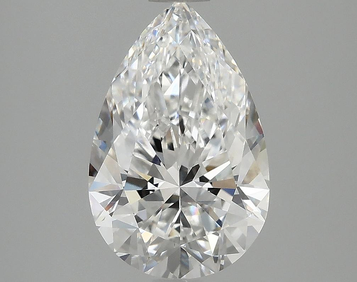 2.55 Carat Pear Shaped Ideal Cut VVS2 IGI Certified Lab Grown Diamond