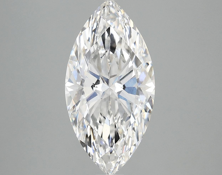 3.09 Carat Marquise Shaped Ideal Cut VVS2 IGI Certified Lab Grown Diamond