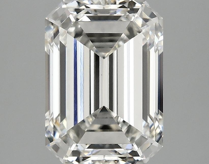 2.57 Carat Emerald Shaped Ideal Cut VS1 IGI Certified Lab Grown Diamond