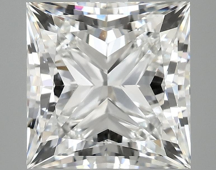 4.54 Carat Princess Shaped Ideal Cut VS1 IGI Certified Lab Grown Diamond