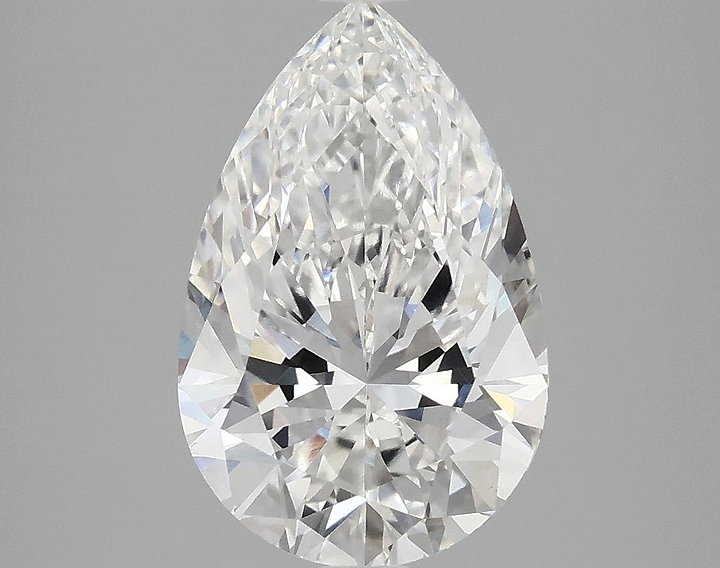 3.1 Carat Pear Shaped Ideal Cut VVS2 IGI Certified Lab Grown Diamond